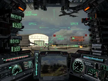 Steel Battalion Line of Contact screen shot game playing